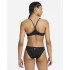 Bikini de Playa Y Piscine Nike Racerback Femme Noir