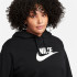 Sweatshirt Nike Sportswear Club Fleece Grande taille noir Femmes