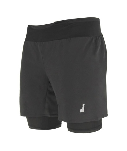 Pantalons running Joluvi Trail de Best Black Homme
