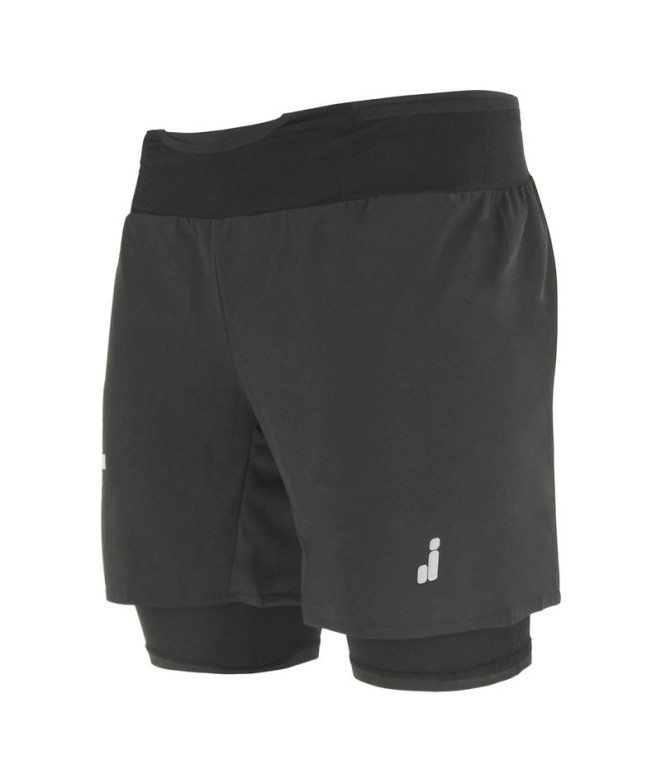 Pantalons running Joluvi Trail de Best Black Homme
