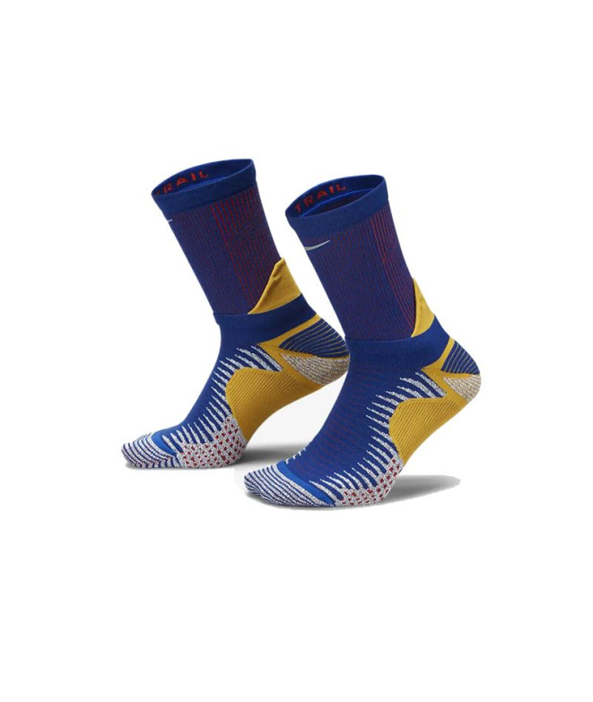 Chaussettes trail running Nike de bleu Homme
