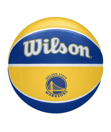 Ballon de basket Wilson NBA Team Tribute Warriors Yellow