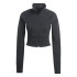 Veste de yoga adidas Aeroready Studio Black Women's Yoga Jacket