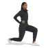 Veste de yoga adidas Aeroready Studio Black Women's Yoga Jacket