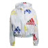 Veste adidas Essentials Multi-Colored Logo Loose Fit Women's White