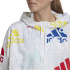 Veste adidas Essentials Multi-Colored Logo Loose Fit Women's White
