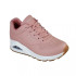 Chaussures Skechers Stand On Air Pink Femme