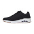 ChaussuresSkechers Uno - Stand On Air Homme Noir Durabuck/Trim