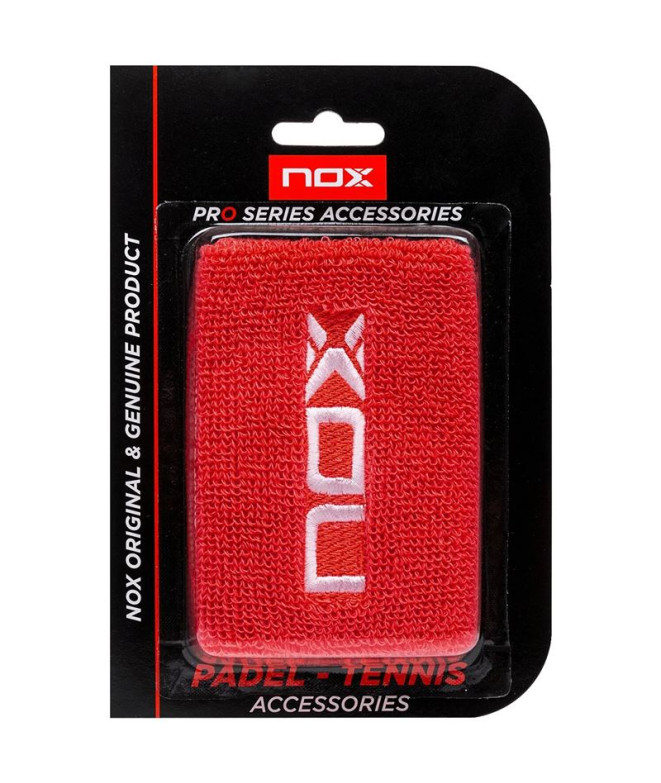 Poignets de padel Nox Rouge 2 unités