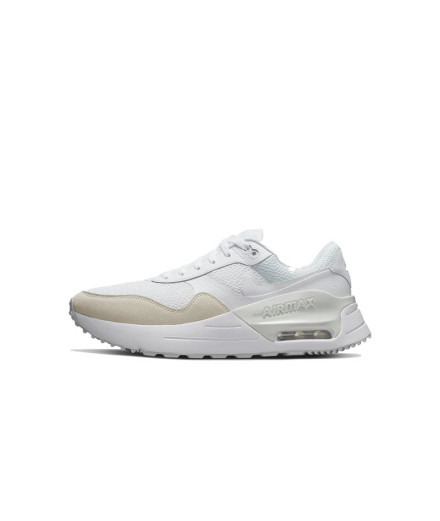 Chaussures running Nike air Max SYSTM blanc Homme