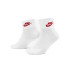 Chaussettes fitness Nike de Everyday Essential gris/blanc/noir
