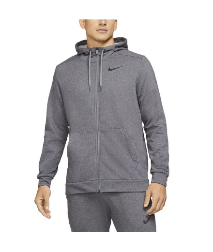 Sweat Nike entraînement Dri-FIT gris Homme
