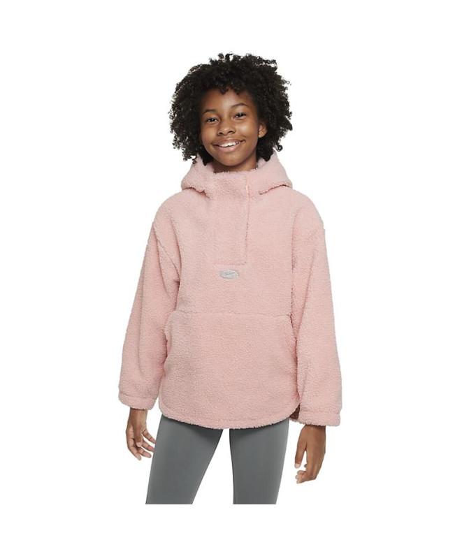 Sweat Nike Therma-FIT Icon Clash rose Fille