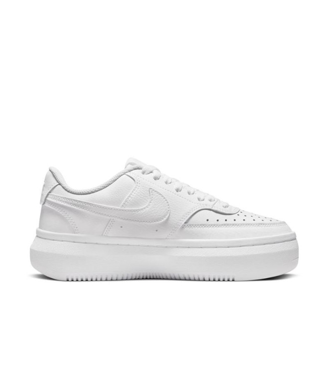 Chaussures Nike Court Vision High Leather White...