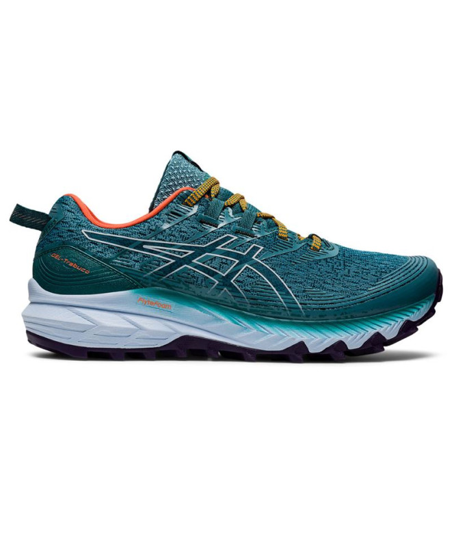 chaussures Gel Trail Femme ASICS -Trabuco 10 Bleu