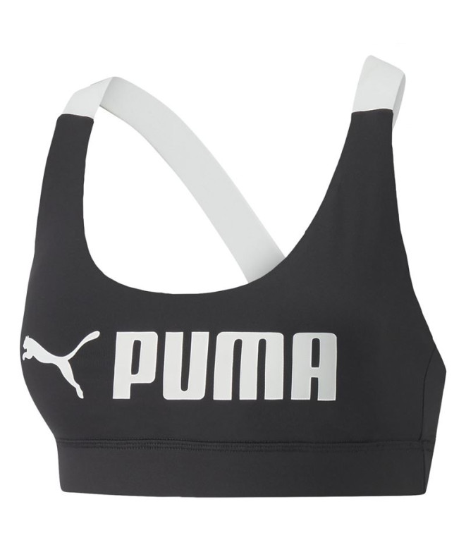 Soutien-gorge de sport Puma Mid Impact Puma Fit...