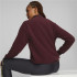 Veste de fitness Puma Fit Sherpa rouge vin femmes