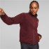 Veste de fitness Puma Fit Sherpa rouge vin femmes