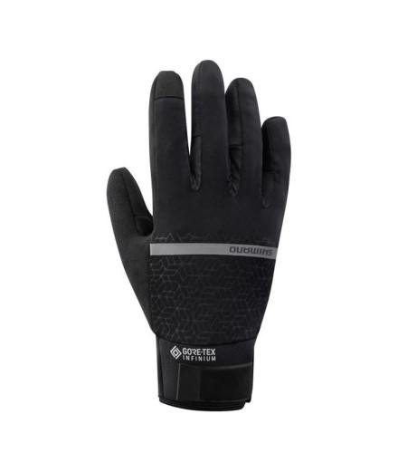 Gants cyclisme de Infinium isolé noir