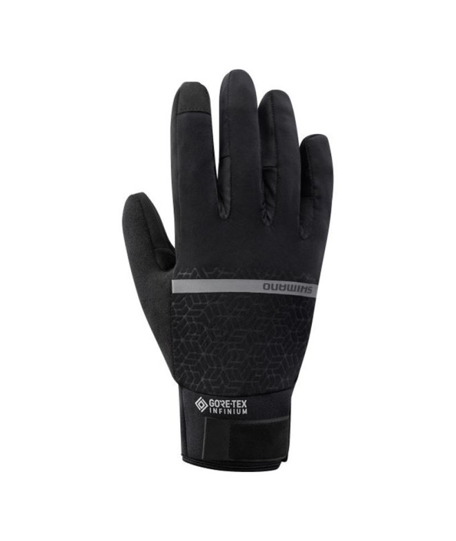 Gants cyclisme de Infinium isolé noir