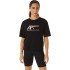 T-shirt fitness Asics Tiger noir Femmes