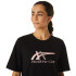 T-shirt fitness Asics Tiger noir Femmes