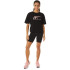 T-shirt fitness Asics Tiger noir Femmes