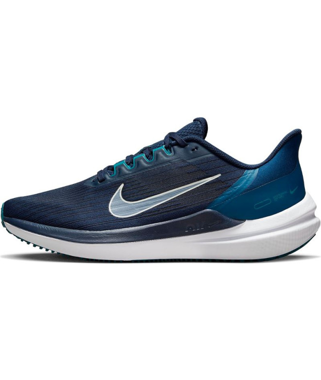 Chaussures Running Nike air Winflo 9 Bleu Homme