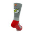 Chaussettes de running Kamuabu uper Hero Grey Unisex