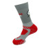 Chaussettes de running Kamuabu uper Hero Grey Unisex
