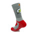 Chaussettes de running Kamuabu uper Hero Grey Unisex