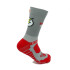 Chaussettes de running Kamuabu uper Hero Grey Unisex