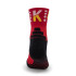 Chaussettes de running 5 étoiles Kamuabu "Tank" Wine Unisex