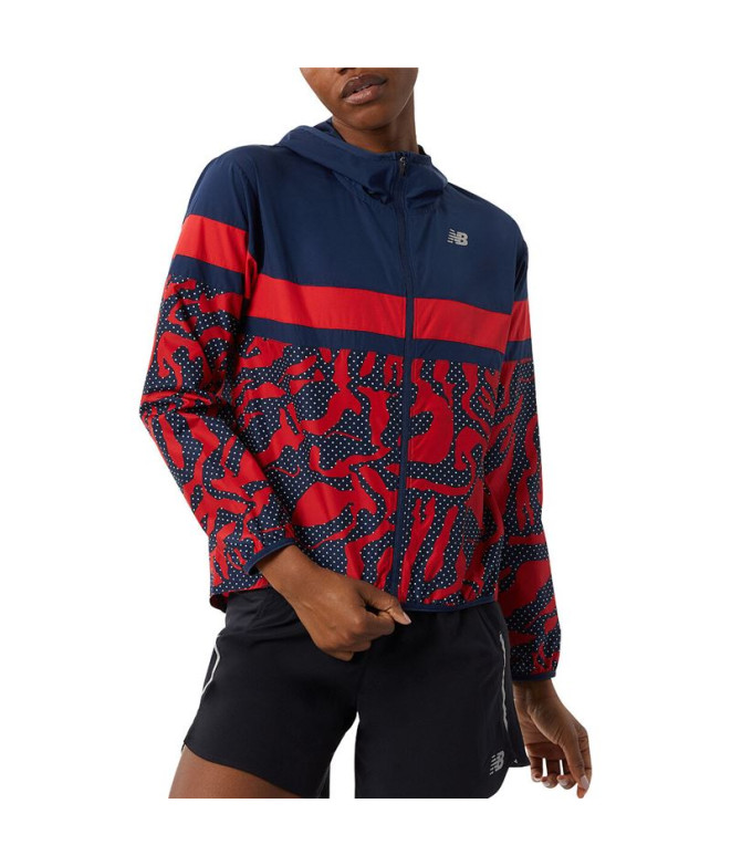 Veste running New Balance de Imprimé Accelerate...