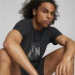 Puma Performace Logo Running T-Shirt Noir Hommes