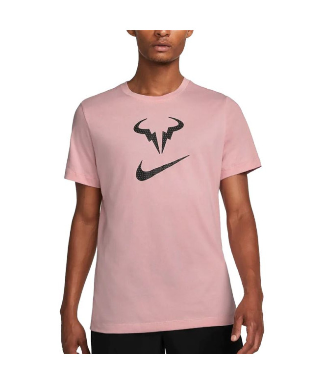 T-shirt tennis Nike Court en Dri-FIT Rafa blanc...