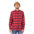 Hurley Shirt Portland Organic Hommes Rouge