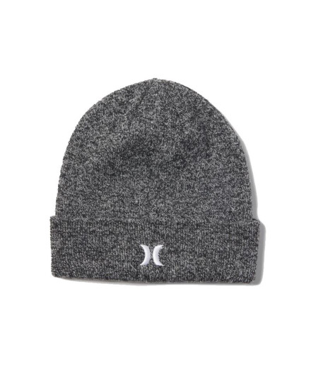 Hurley Icon Cuff Beanie Bonnet gris Hommes