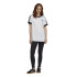 T-shirt adidas Originals 3 Stripes blanc Femme