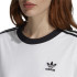 T-shirt adidas Originals 3 Stripes blanc Femme