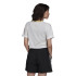 T-shirt adidas Petit trèfle blanc Femme