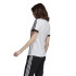 T-shirt adidas 3 bandes blanches Femme