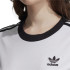 T-shirt adidas 3 bandes blanches Femme