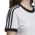 T-shirt adidas 3 bandes blanches Femme