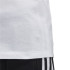 T-shirt adidas 3 bandes blanches Femme