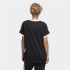 T-shirt adidas 3 bandes noires Femme