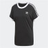 T-shirt adidas 3 bandes noires Femme
