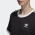 T-shirt adidas 3 bandes noires Femme