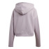 Sweat adidas Cropped lilas Femme