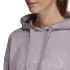 Sweat adidas Cropped lilas Femme
